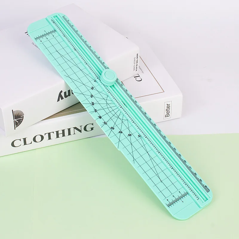A4 small hand account child safety sliding paper cutter with automatic security safeguard for household