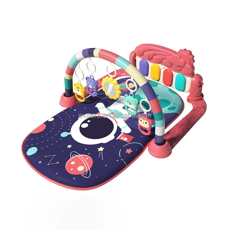 hot sale in south east Asia Soft toys play gym baby mat piano keyboard musical mat for toddler