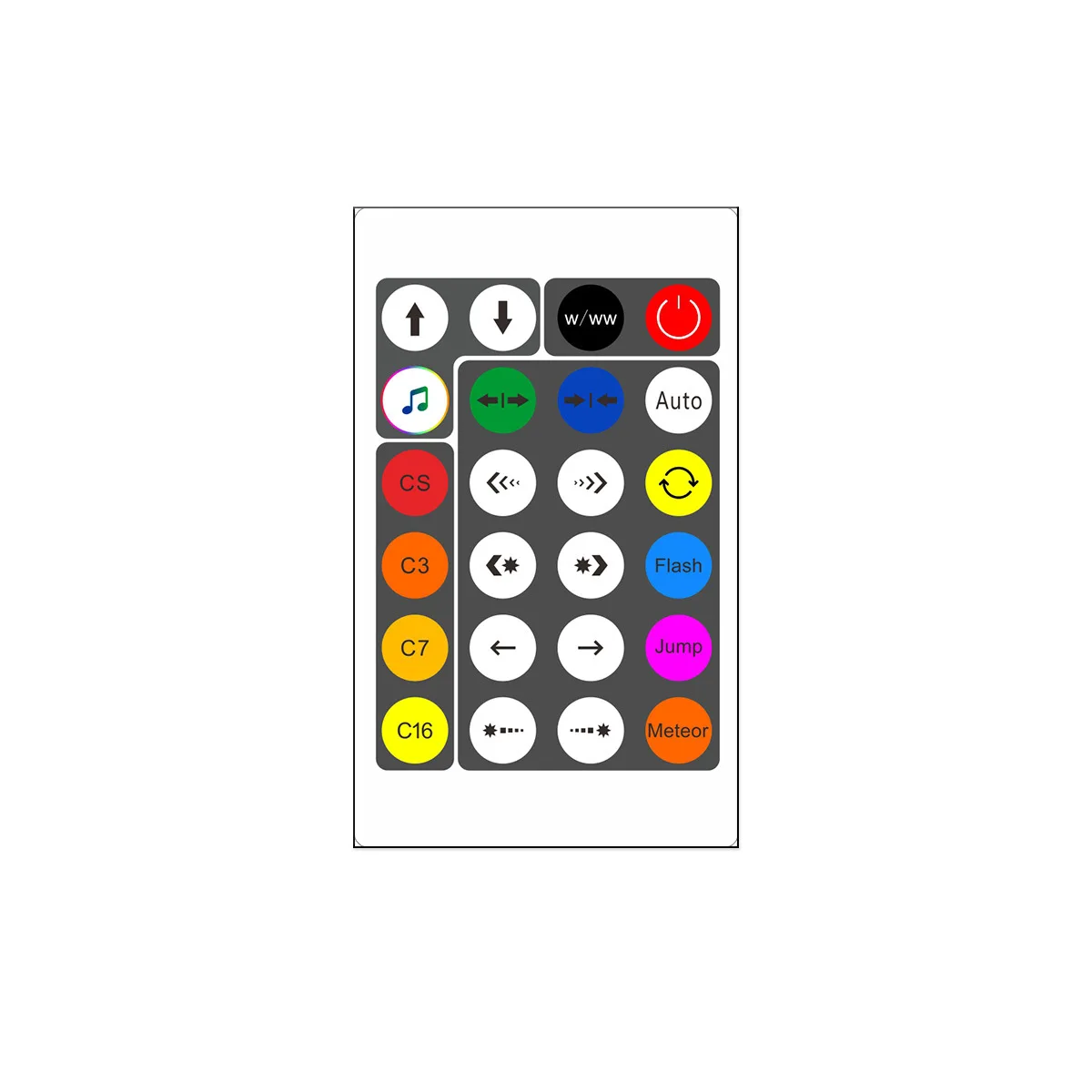 USB RGB Magic Music Mode Multi-scene Mode Leather Wire Light Controller