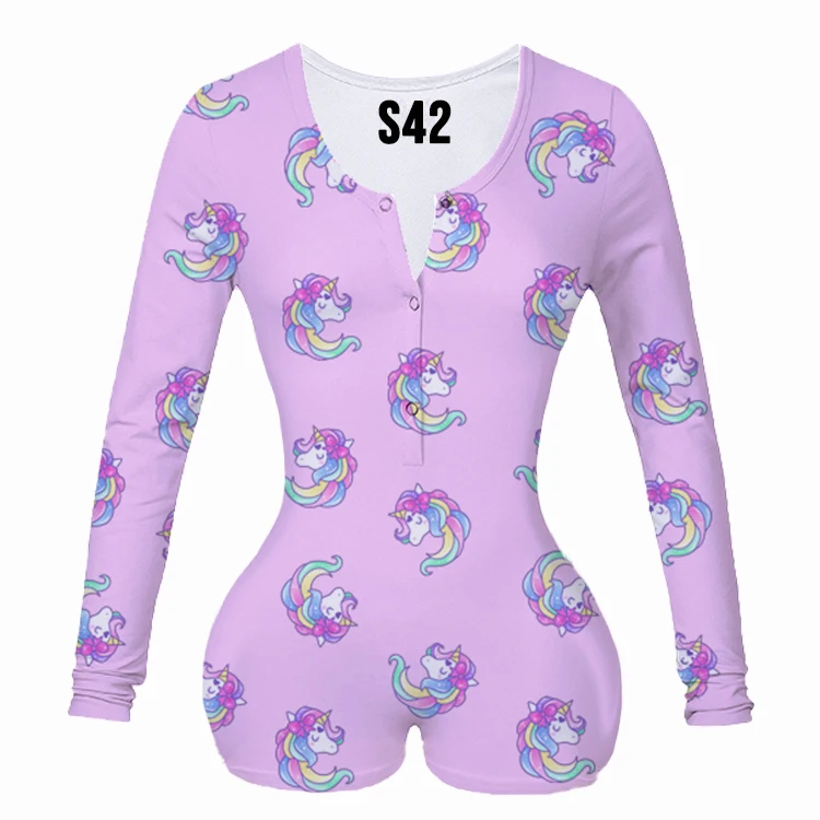 2022 Christmas Onesie Pajamas Custom Print Adult Onesie  Women Long Sleeve Blank Christmas Pajamas Onesie Jumpsuit Pajamas