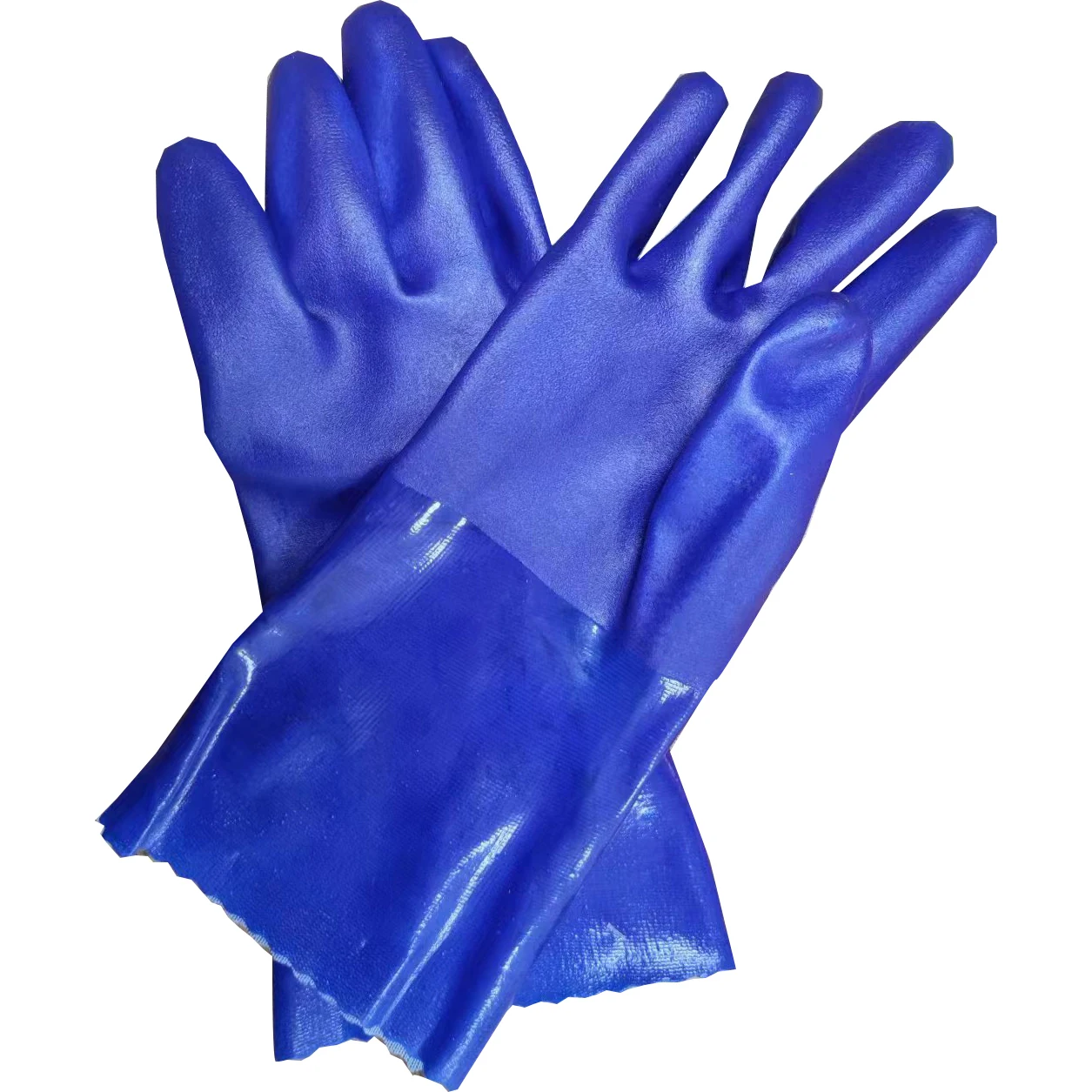 SLG-PV354 China hot selling high quality PVC coated safe safety work working gloves