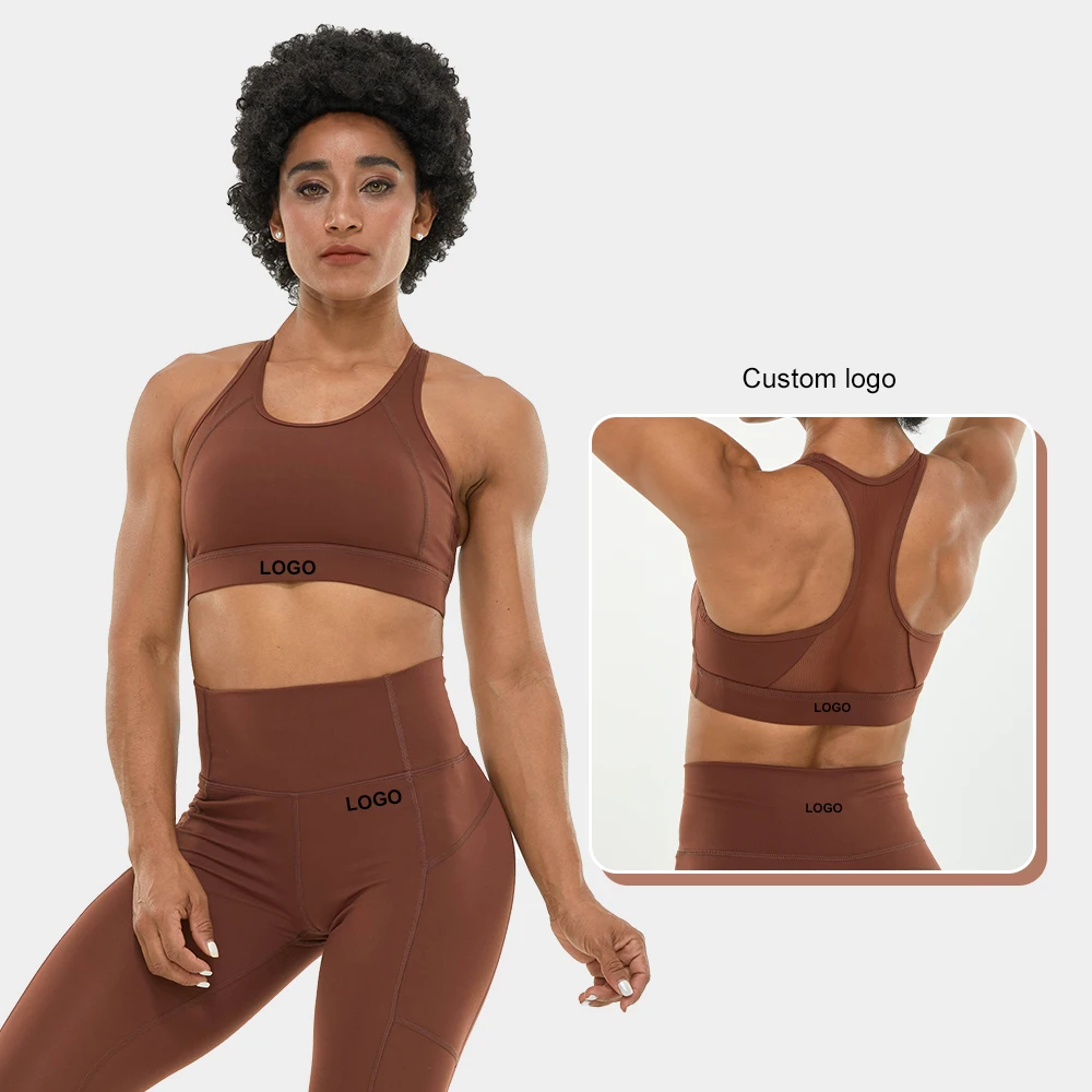 Features Design Work Out Apparel Woman Zip Pockets Yoga Clothes Gym Fitness Sets Active Wear Yoga Wear Sets