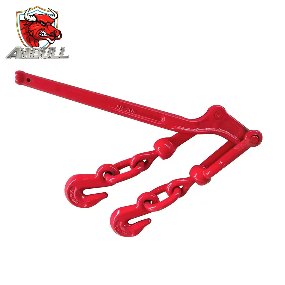 Ambull Factory Price G70/g80 Forged Chain Tensioner Lever Type Load Binder Fastener Ratchet Type Binder Lever Load Binder