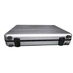 Hard Aluminum Alloy Custom Designer Briefcase Portable Laptop Briefcases Manufacture Locks Attache Document Case