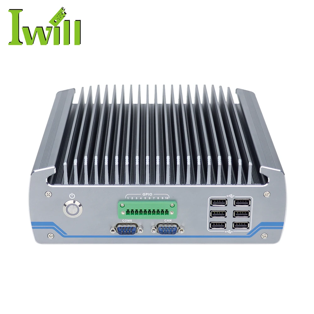 IWILL безвентиляторный мини ПК IBOX-604 6th gen RS485 i7 процессор x86 одноплатный компьютер для промышленной автоматизации