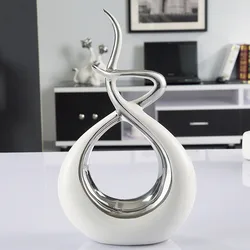 New arrival creative design hotel desktop art furnishings porcelain home decoration crafts