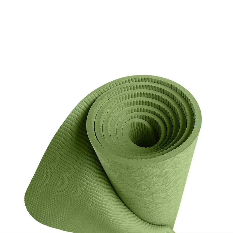 Pilates Foldable With Carrying Strap Eco Friendly TPE Yoga Mat