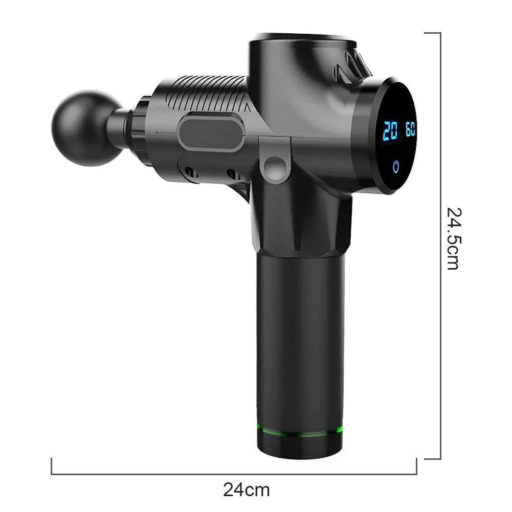 2020 hot design muscle booster percussive massage gun mini portable body hand held adjustable massage gun
