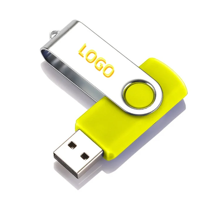Хит продаж цветной поворотный Usb-накопитель 4 ГБ 8 рекламный подарок 32 64 рекламная Флешка для корпорации