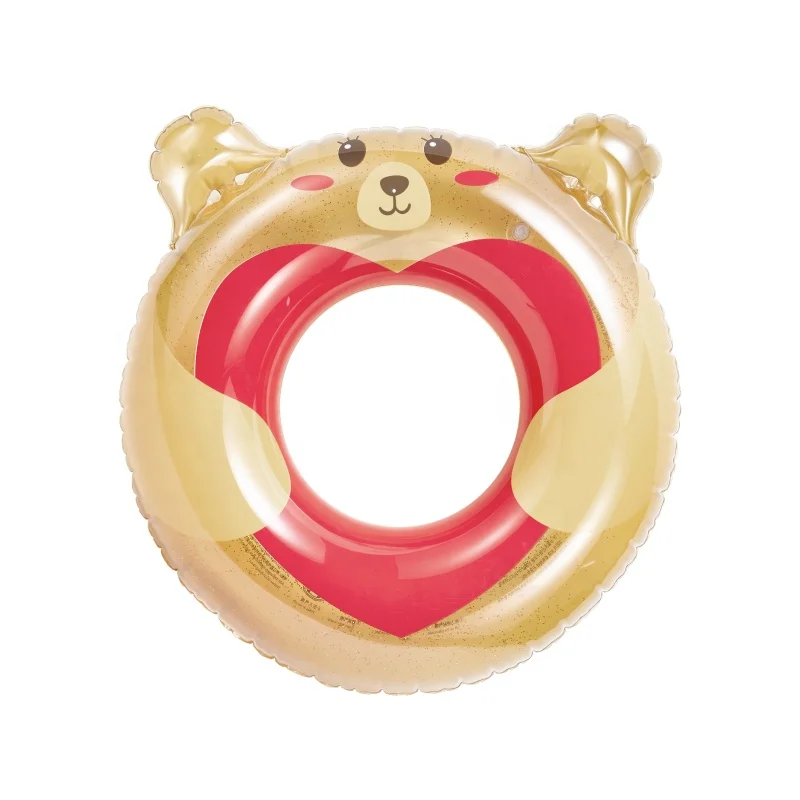 Ring Customized High Quality PVC Inflatable Bear Swimming Ring