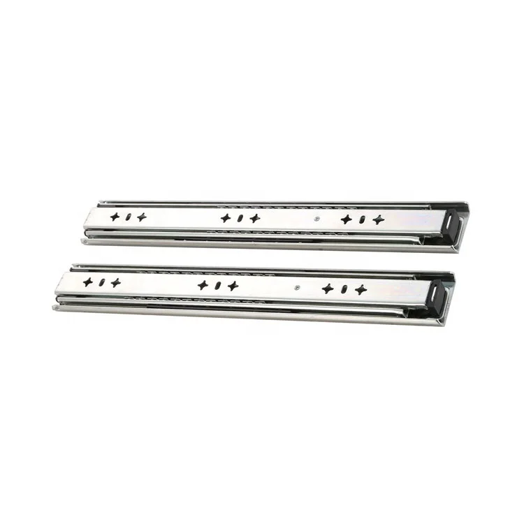 High Quality Furniture Hardware with Lock Ball Bearing Telescopic Channel Heavy Duty Cabinet Drawer Slide