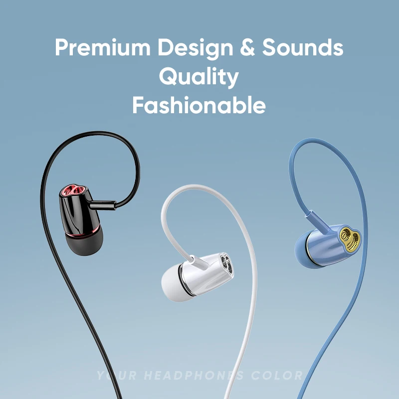 JOYROOM 2019 cell phone accessories, Guangzhou headset wired earphone for most of device