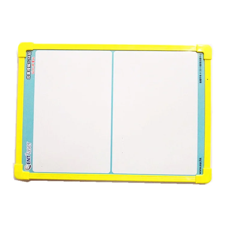 Customized Magnetic Dry Erase Board with Plastic Frame, Children Dry Eraser Writing Board