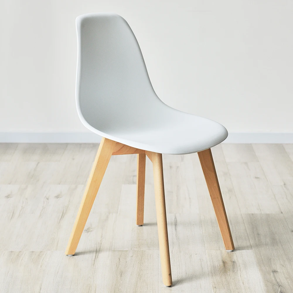 Factory Wholesale Price White Pp Plastic Chair Stackable Silla Plstico Comedor Plastic Chairs Commerical Restaurant Dining Chair