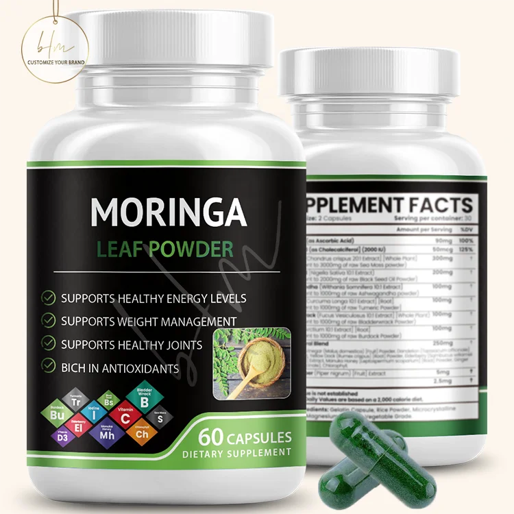 Moringa Capsules Moringa Powder Organic Moringa Leaf Capsule