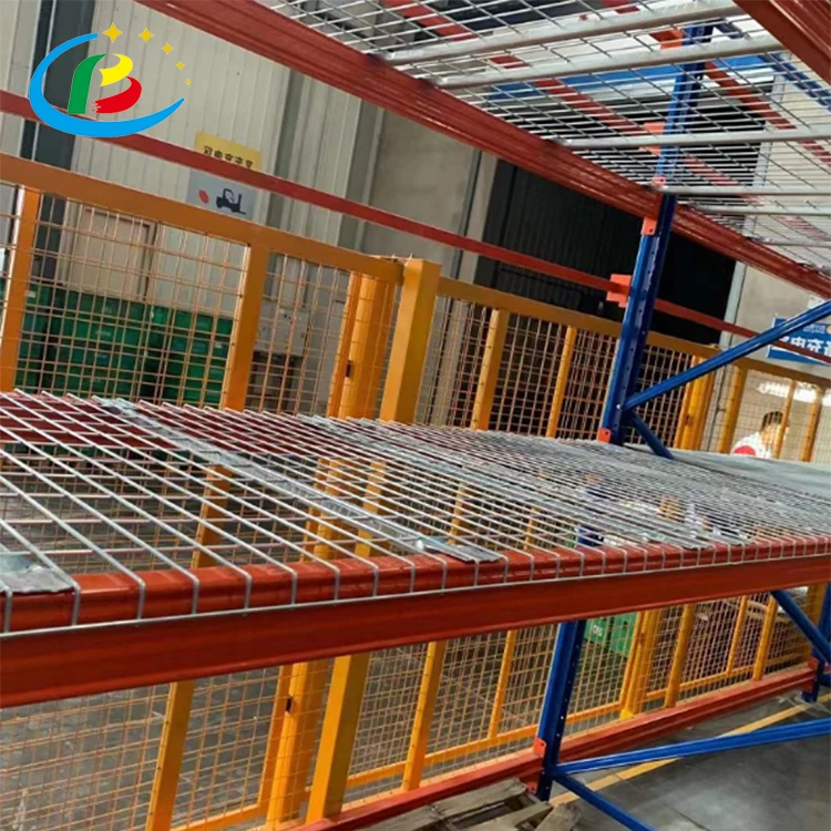 Хранилище оцинкованного прочного складского проволочного настила для