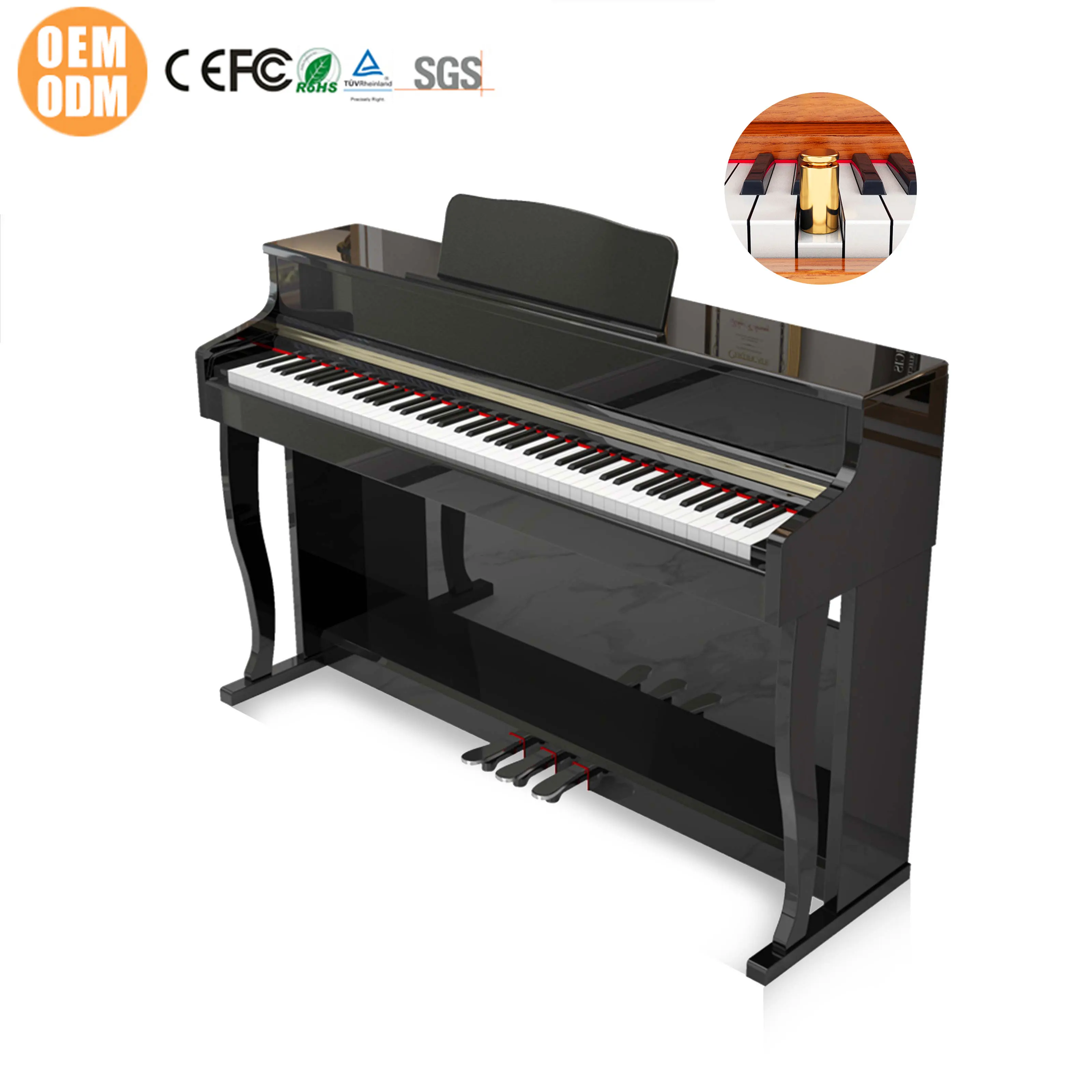 LeGemCharr instrumentos musicales piano 88 weighted keys digital piano keyboard digital piano 88 keys
