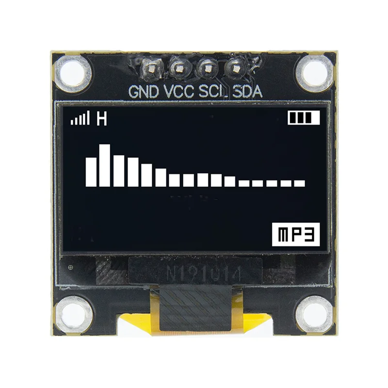 Плата ЖК-экрана 0 96 дюйма oled IIC Серийный белый модуль дисплея 128X64 I2C SSD1315 12864 для