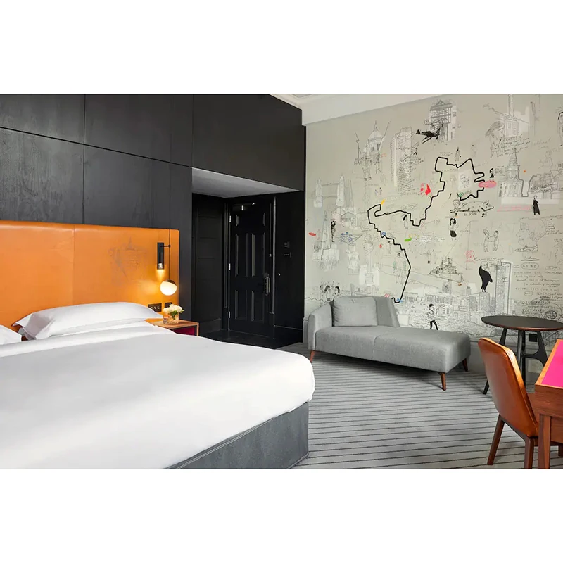 Andaz Hyatt Hotel project furniture custom hotel bedroom furniture set luxury hotel room furniture