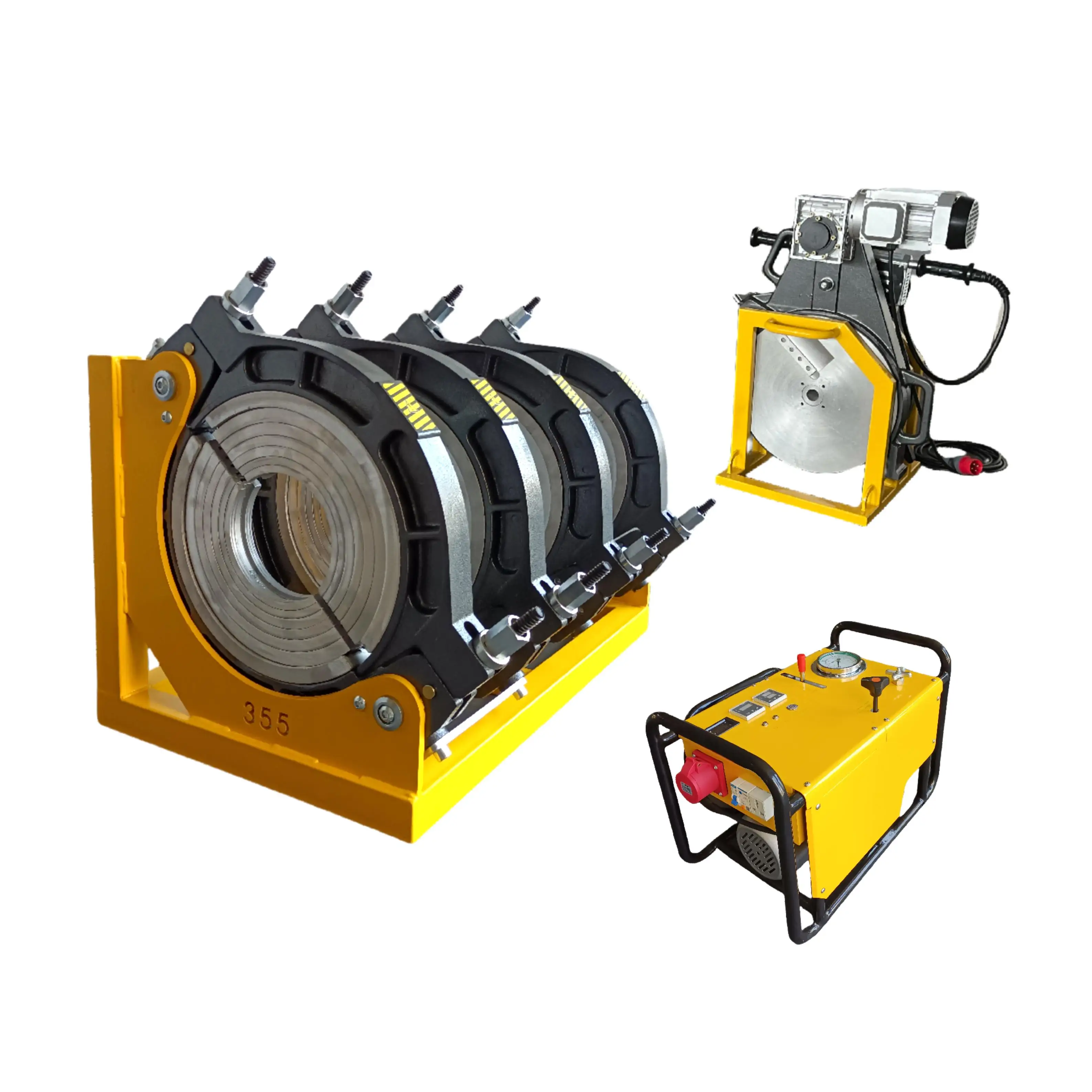 160-355mm Plastic Pipe HDPE Hydraulic Butt Fusion Welding Machine New Condition Semi-Automatic PE Pipe Butt Welding Machine