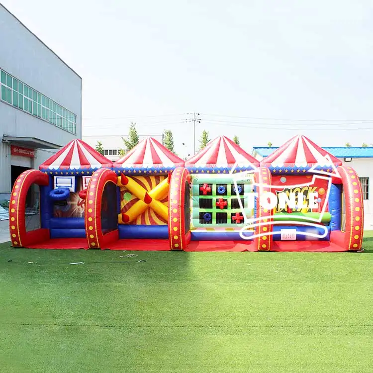 Kids adult indoor outdoor carnival games inflatable game for sale