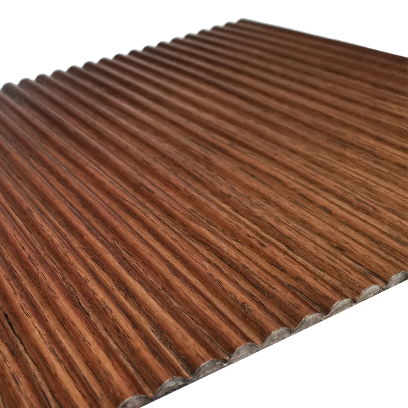 hot sell 3D ART texture wood mdf wave wall panel for decoration