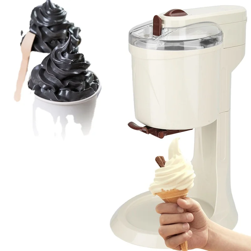 1000ML  machine for ice cream Portable Home Use 12W Automatic Fruit Ice Cream Maker