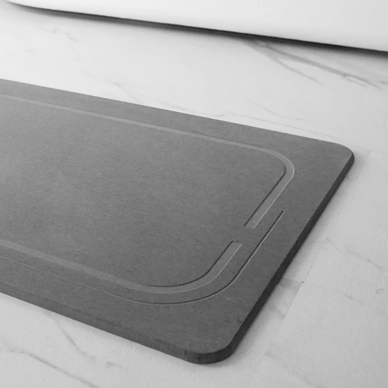 Wholesale Eco Friendly Diatomite Bath Mat Super Absorbent Diatomaceous Stone Earth Mat