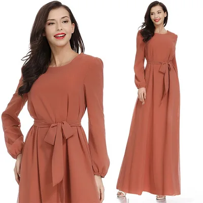 Casual Dress Clothes Maxi Dress Club Party Cloth Long Evening Party Wear Gown Turkey Dubai Ladies Long Sleeve Maxi Dress