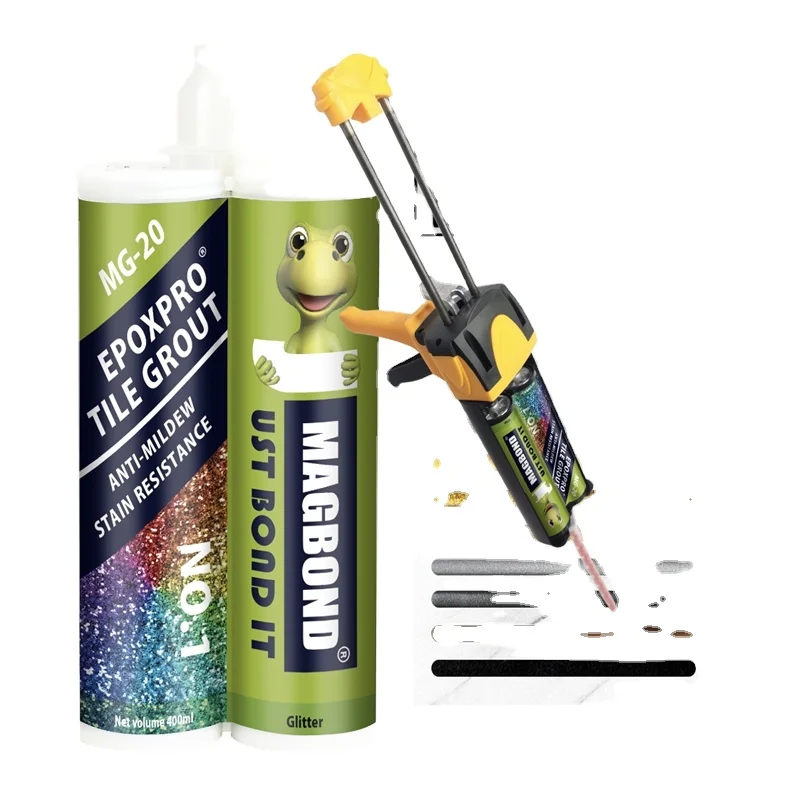 Двойная эпоксидная клейкая плитка для мрамора керамической плитки мозаичного пола с несколькими вариантами