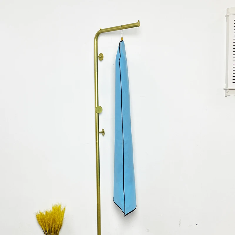 Blue Nonwoven Suit Bag Travel Garment Bag Suit Cover