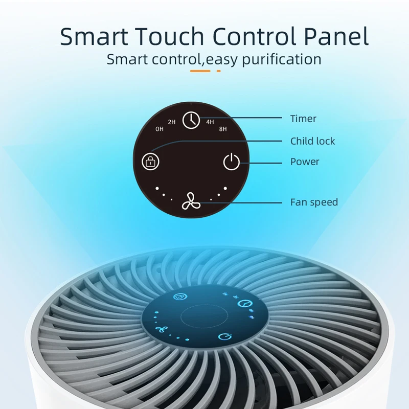 New Household Room Hepa Filter Portable Air Purifier hepa 13 filter