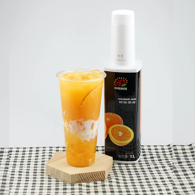 
orange puree fruit jam Fruit Juice concentrated from fresh frui orange syrup 