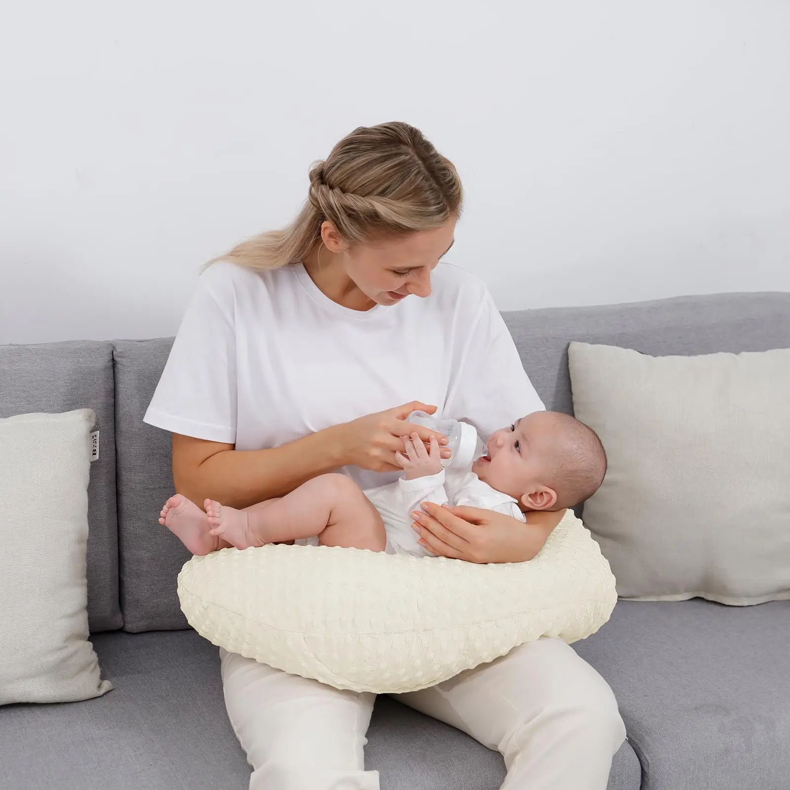 Custom Nursing Pillow for Infants Breastfeeding Pillows Baby Support Pillow  for Bottle Feeding Tummy Time