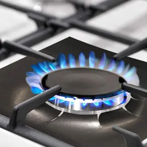 ПТФЭ протекторы для газовой плиты черные крышки горелки верхняя крышка