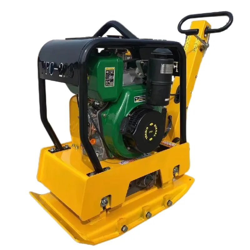 High quality Honda GX160 Road Plate Compactor Gasoline Reversible Vibrating Plate Compactor