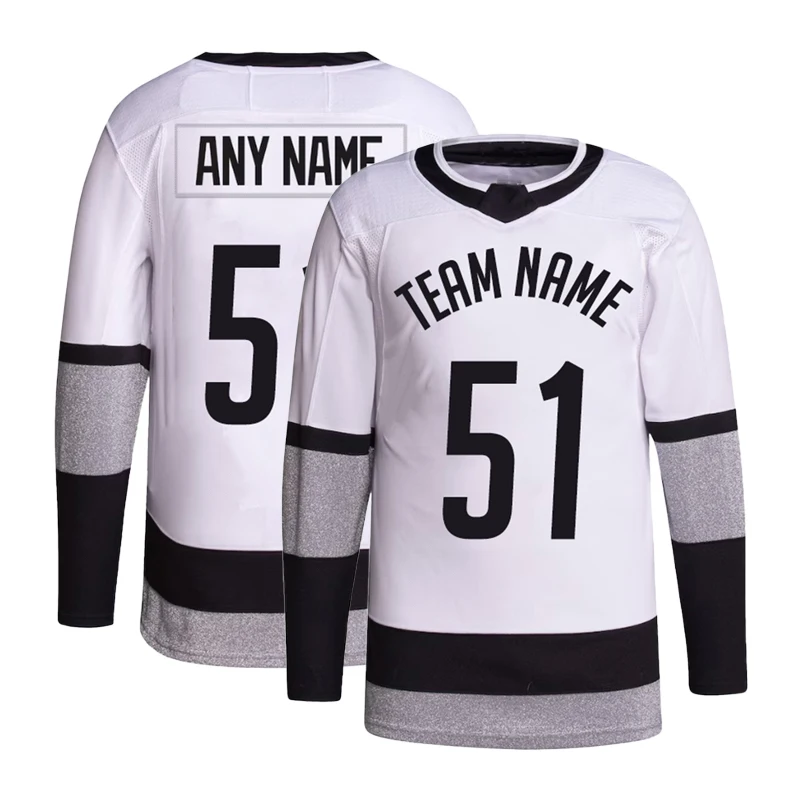 Custom Hockey Jersey for men Sublimation Embroidered maroon hockey jersey