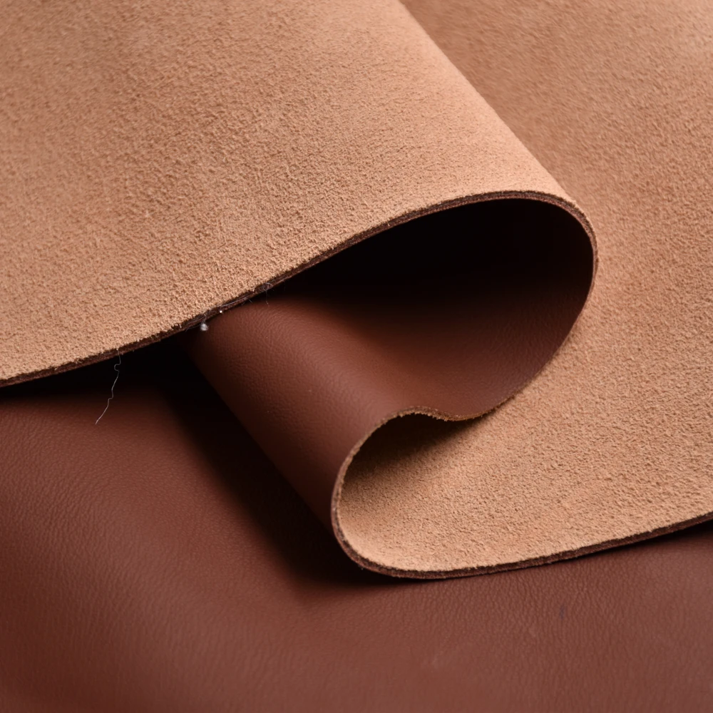 Wholesale Cheap Material Artificial PU Leather Microfiber Bonded Real Leather Genuine Leather Bag and Shoe Making Materials