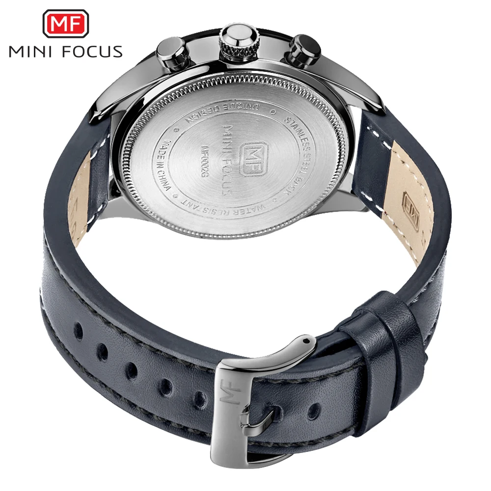 Business Gifts/Show Accessories/Mini Focus MF0002G Men Watch Rose Case Black Face Quartz Watch