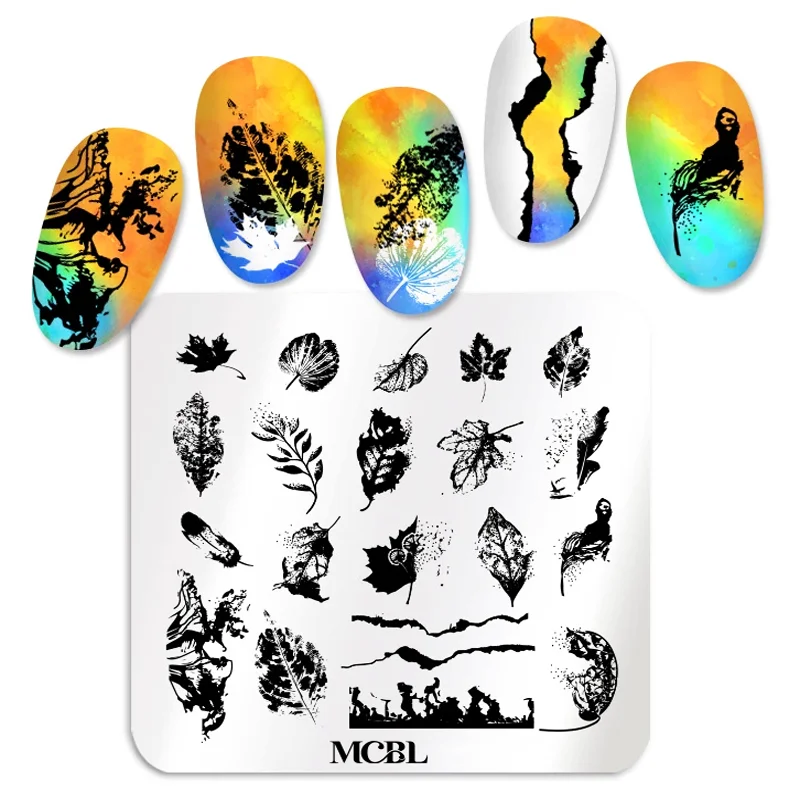 Новый дизайн ногтей художественная печать стальная пластина OEM шаблон завод оптовая продажа