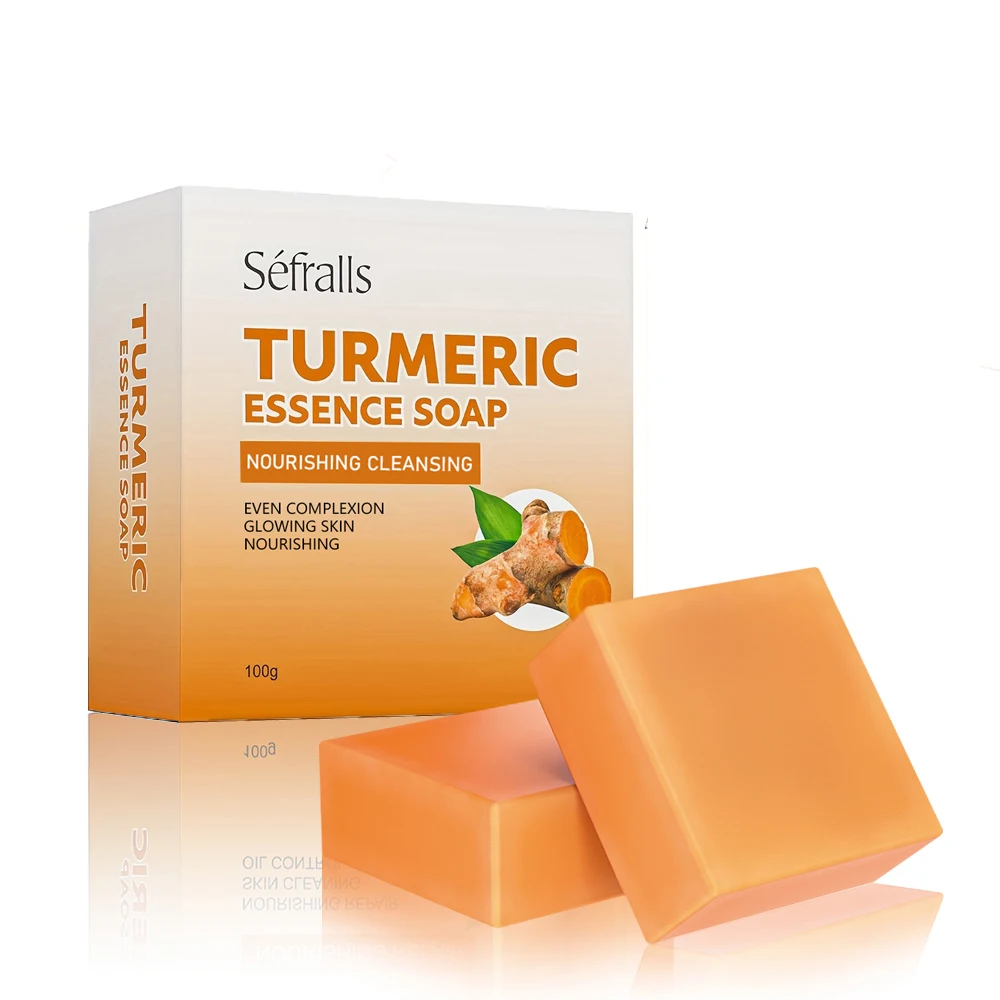 Handmade 2024 Turmeric Soap from the UAE Romantic Artificial Rose Design Solid Herbal Formula Vitamin E Adults Basic Cleaning