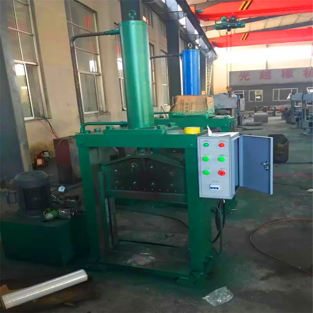 XQL-80 Hydraulic Bale Cutting Machine Single Knife Hydraulic Rubber Cutting Machine Rubber Bale Cutter