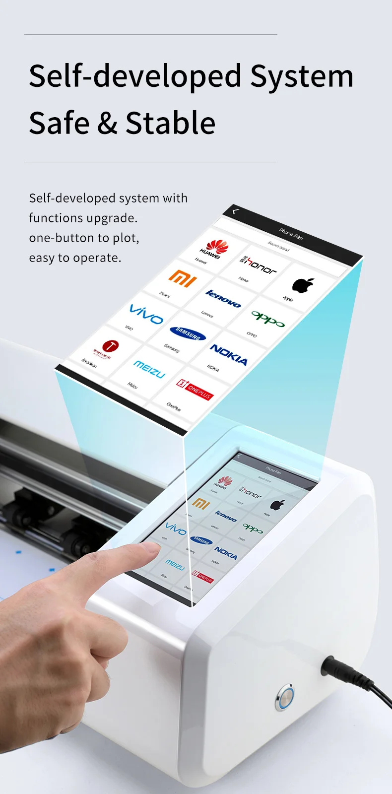 rock space intelligent cutting machine screen protector