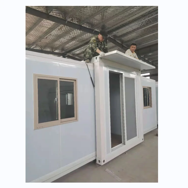 20ft 40 Ft AU USA standard Luxury Cabin Prefab Camp Metal Modular Homes Prefabricated Portable Expandable Container Houses