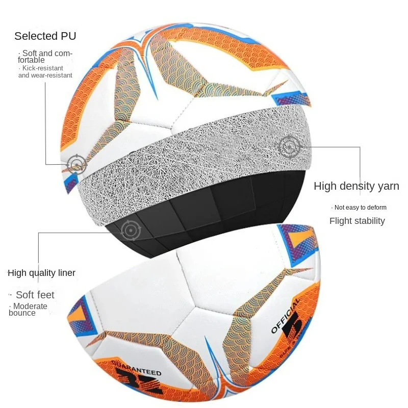 Official Ball League Football Champions Eredivisie Sports Training Premier PU Football