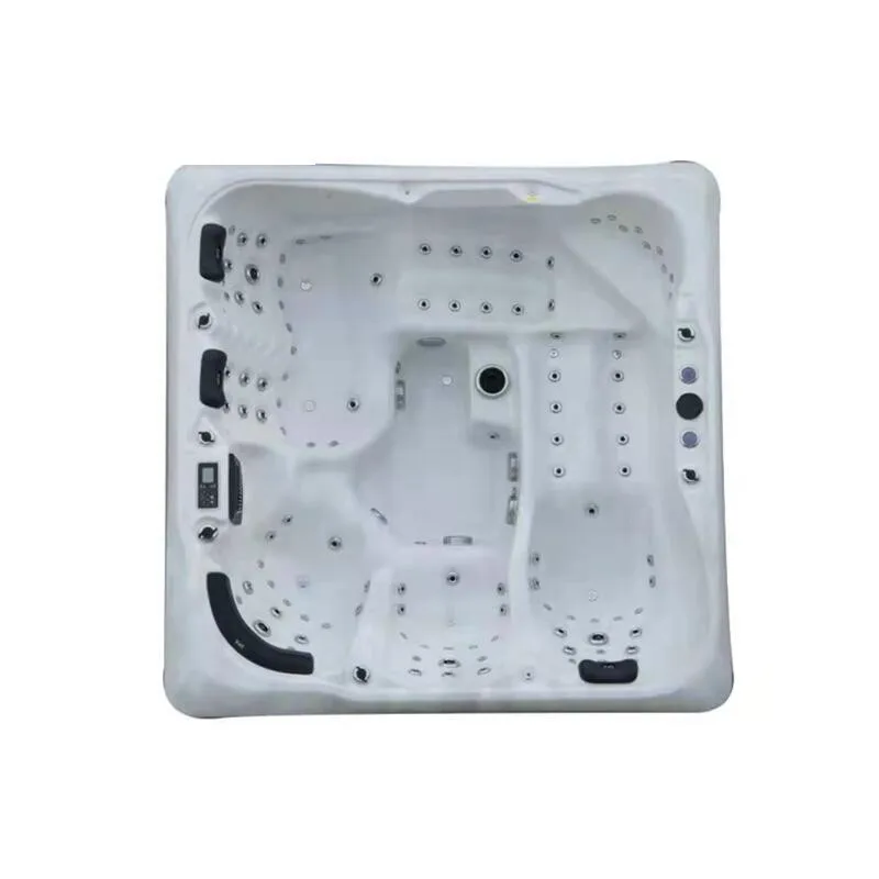 5 People Spa Bathtub Whirlpool Freestanding Acrylic Shell Outdoor Spa Pool