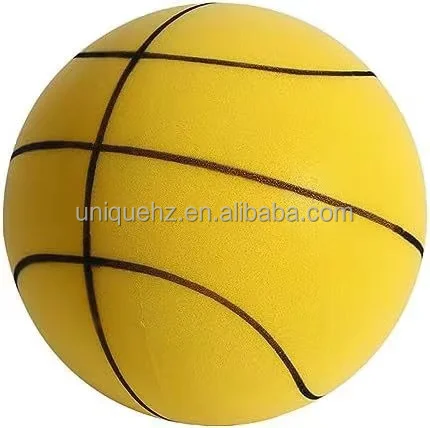 Indoor Silent Basketball Soft And High Elastic PU Foam Mute Ball No Noise Sports Ball Density Ball Children Sports Toy Games