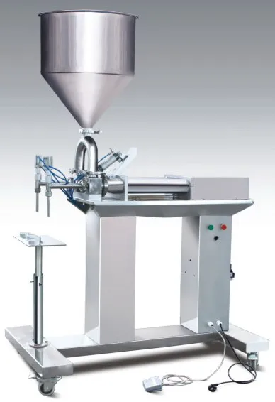 GCG-BL/2 Double head Semi-automatic pneumatic paste filling machine for cream, ointment, paste, jam