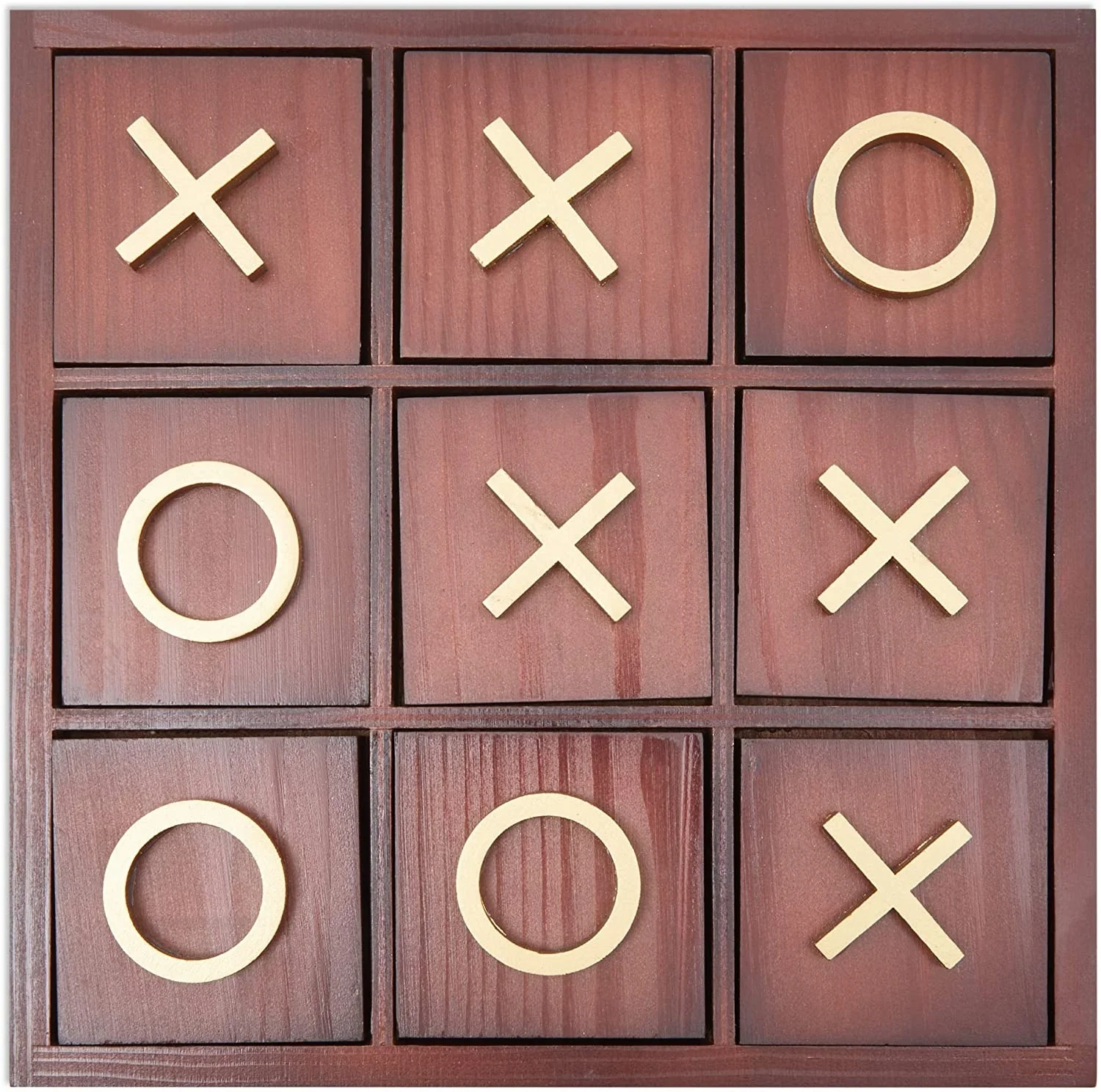 Casual Versus Board Game Wooden XO Chess Game Tic Tac Toe For Kids & Adult