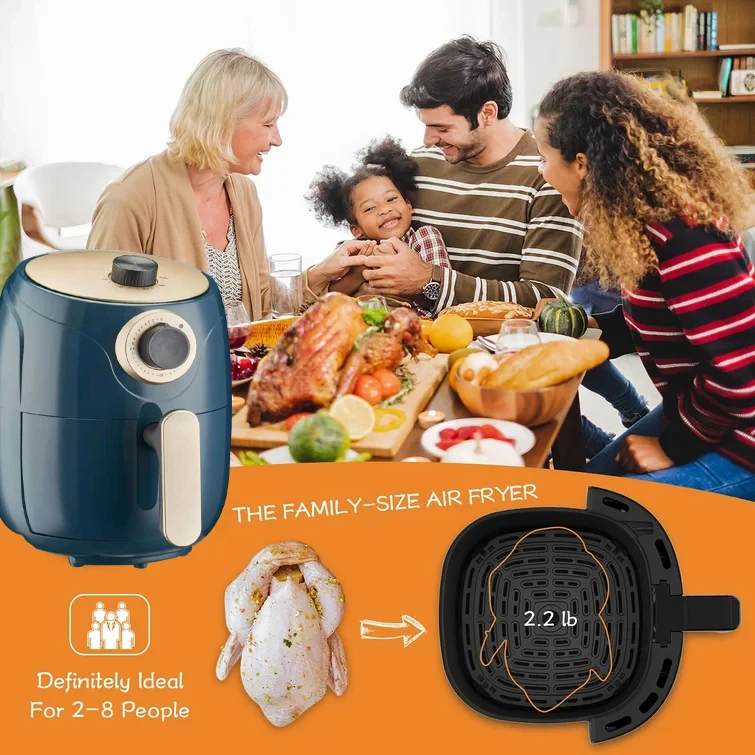Wholesale 2.8L Europe Plug Multifunction Air Fryer Household Smart Electric Air Fryers Without Oil